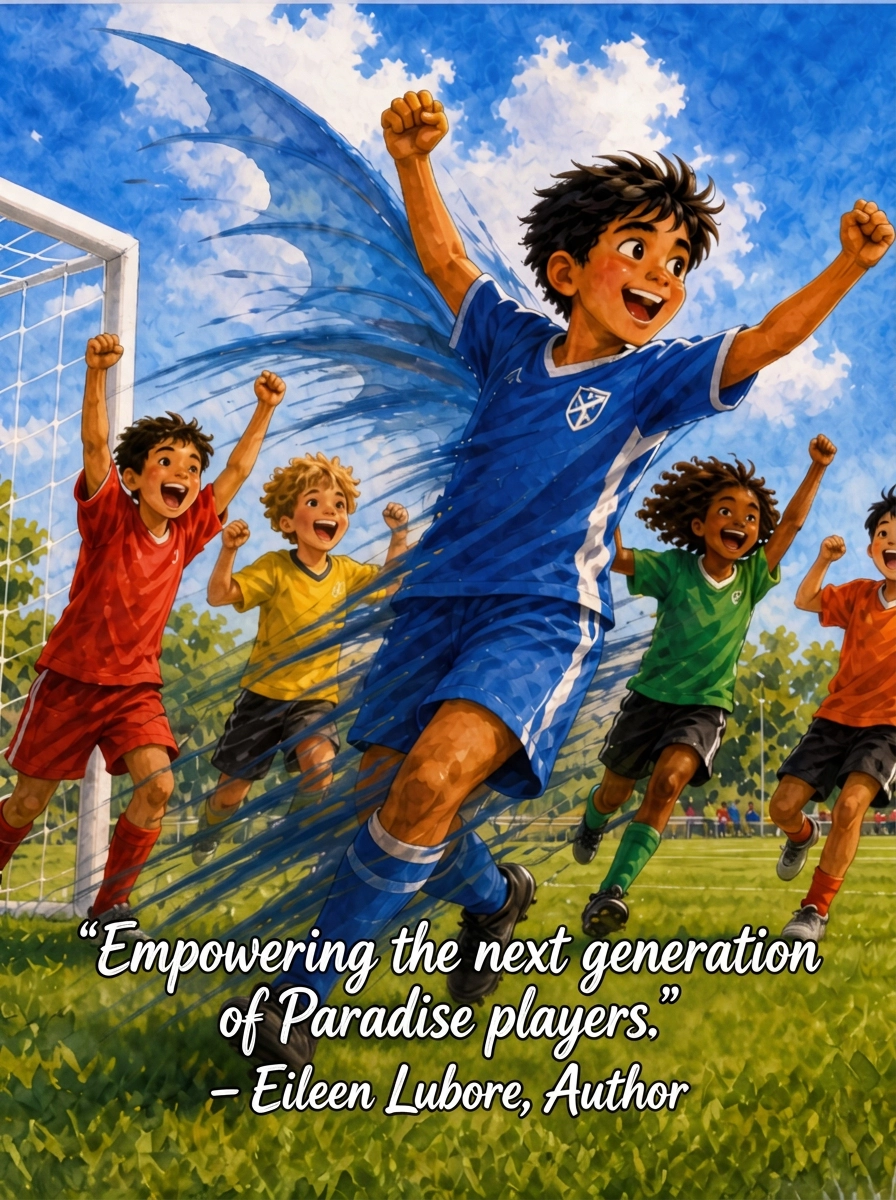 Young Sarasota Paradise soccer players — empowering the next generation